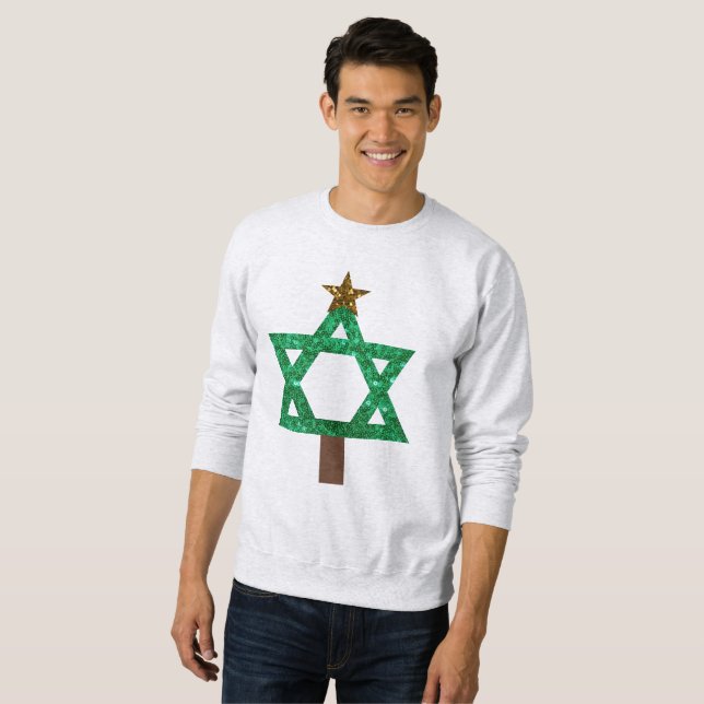 Weihnachtsbaum bedeutet Sweshirt Sweatshirt (Vorne ganz)
