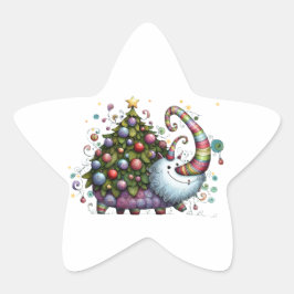 Weihnachtsbaum-Besticker Stern-Aufkleber