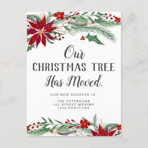 Weihnachtsbaum bewegte Lichter mistletoe bewegen Ankündigungspostkarte