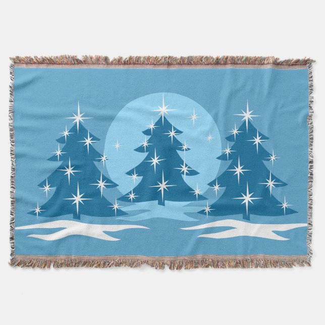 Weihnachtsbaum Blanket Blanket Blanket Holiday Thr Decke (Vorderseite)