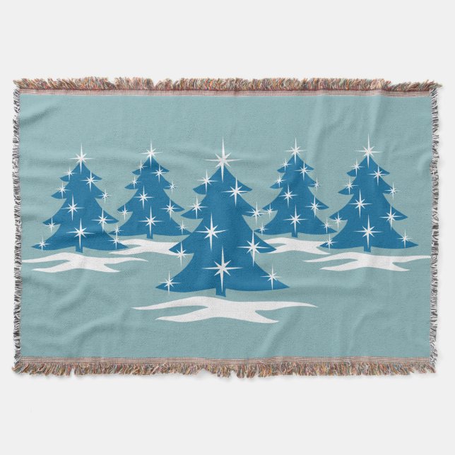 Weihnachtsbaum Blanket Blanket Blanket Holiday Thr Decke (Vorderseite)
