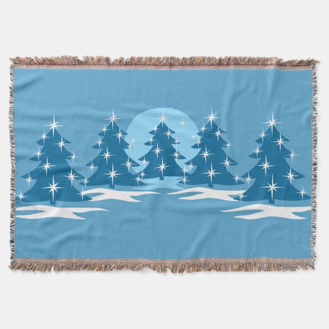 Weihnachtsbaum Blanket Blanket Blanket Holiday Thr Decke (Vorderseite)