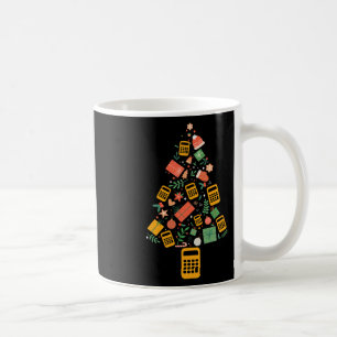 Weihnachtsbaum Buchhalter Rechner Finanzen Chris Kaffeetasse