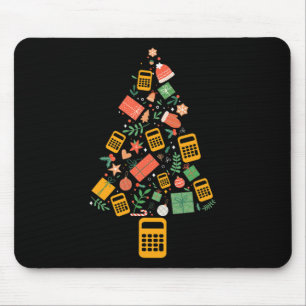 Weihnachtsbaum Buchhalter Rechner Finanzen Chris Mousepad