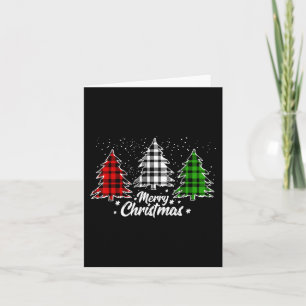 Weihnachtsbaum Buffalo Kariert Red White Green Wei Karte