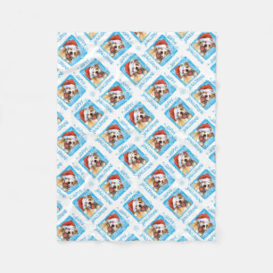 Weihnachtsbaum Bull Terrier Fleece Blanket
