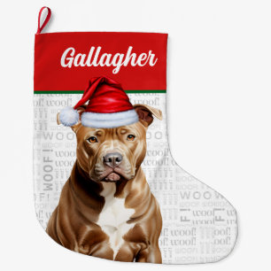 Weihnachtsbaum Bull Terrier Name Hintergrund Großer Weihnachtsstrumpf
