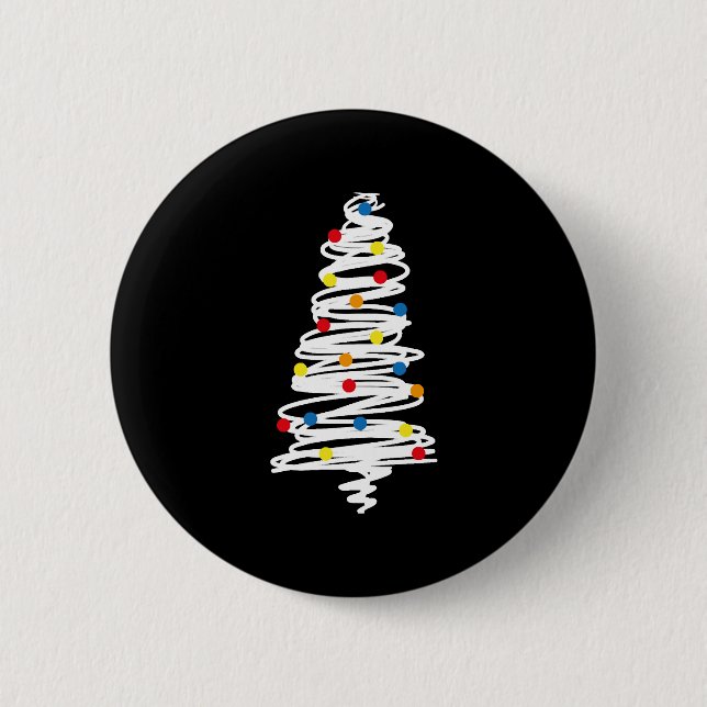 Weihnachtsbaum Button (Vorderseite)