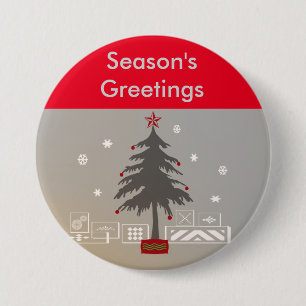 Weihnachtsbaum Button