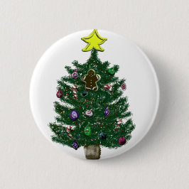 Weihnachtsbaum Button