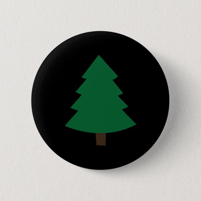 Weihnachtsbaum Button (Vorderseite)