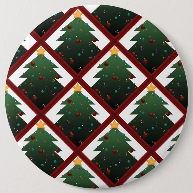 Weihnachtsbaum Button (Vorderseite)