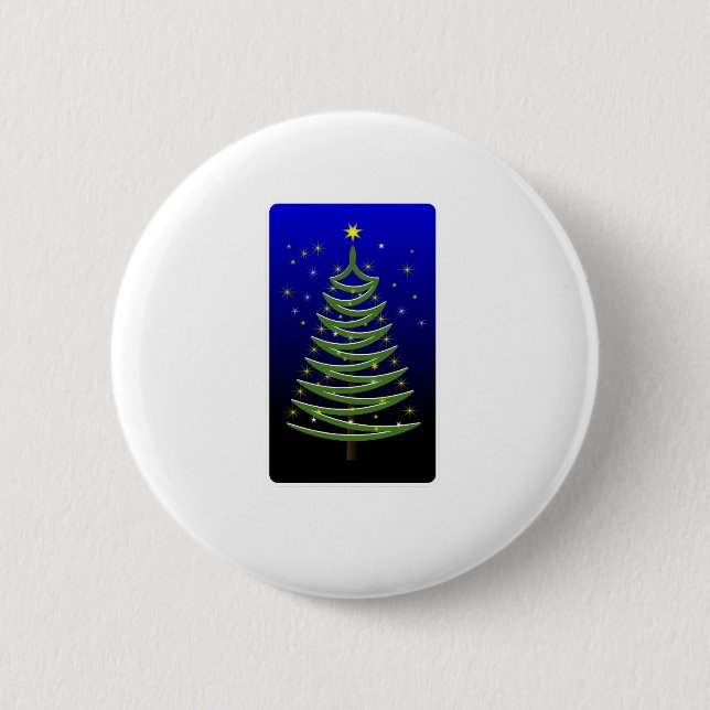 Weihnachtsbaum Button (Vorderseite)