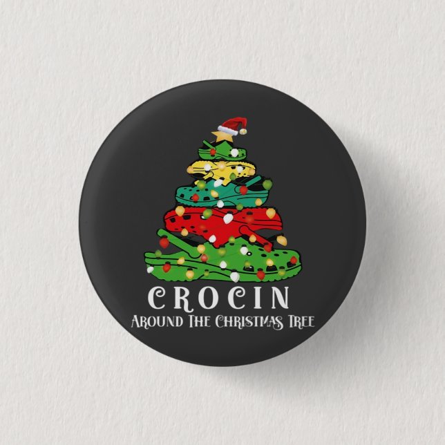 Weihnachtsbaum Button (Vorderseite)