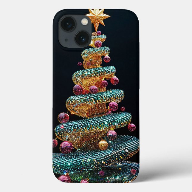 Weihnachtsbaum Case-Mate iPhone Hülle (Rückseite)