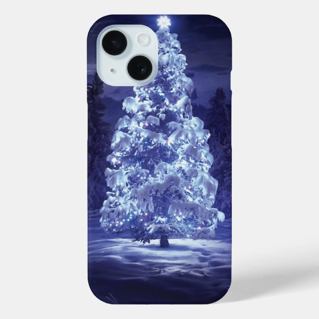Weihnachtsbaum Case-Mate iPhone Hülle (Rückseite)
