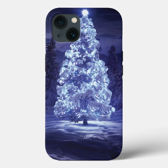 Weihnachtsbaum Case-Mate iPhone Hülle (Rückseite)