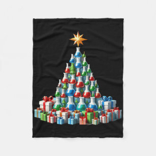 Weihnachtsbaum Chemie Becher Wissenschaftler Wisse Fleecedecke
