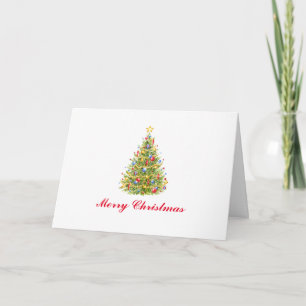Weihnachtsbaum Classic Grußkarten Karte