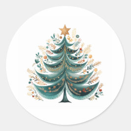 Weihnachtsbaum Classic Sticker
