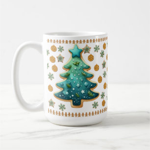 Weihnachtsbaum-Cookie-Tasse Kaffeetasse