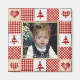 Weihnachtsbaum Country Border Weihnachtsmagnet Magnet