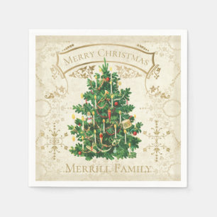 Weihnachtsbaum Custom Serviette