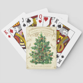 Weihnachtsbaum Custom Spielkarten