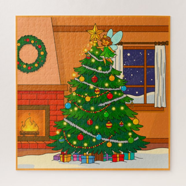 WEIHNACHTSBAUM CUTE HEIMBILD FARBENFROH (Vertikal)