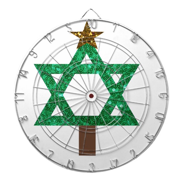 Weihnachtsbaum Dartscheibe (vorne)