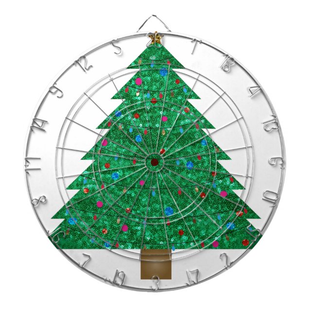 Weihnachtsbaum Dartscheibe (vorne)