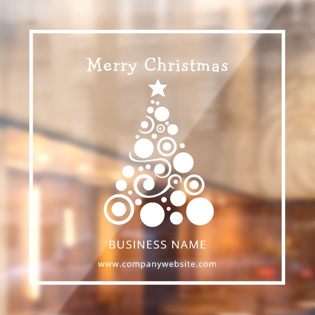 Weihnachtsbaum-Dekoration Fensteraufkleber (Blatt 2)