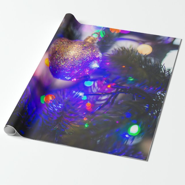 Weihnachtsbaum-Dekoration Geschenkpapier (Ungerollt)