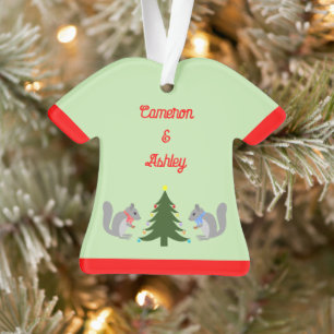 Weihnachtsbaum Dekorieren Eichhörnchen Individuell Ornament
