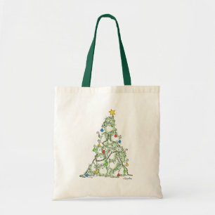Weihnachtsbaum der Kätzchen von Sandra Boynton Tragetasche