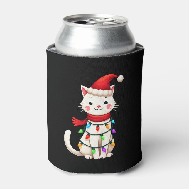 Weihnachtsbaum der Katze (2) Dosenkühler (Kanne Vorderseite)
