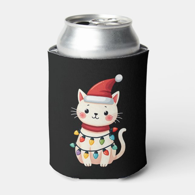 Weihnachtsbaum der Katze (4) Dosenkühler (Kanne Vorderseite)