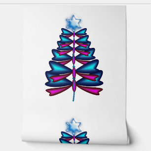Weihnachtsbaum der Libelle Tapete