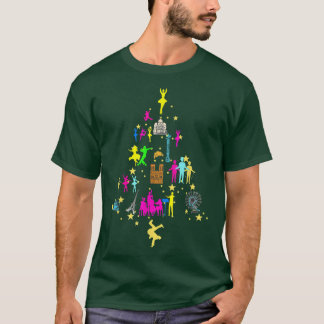 Weihnachtsbaum des Broadway Musical Theater T-Shirt