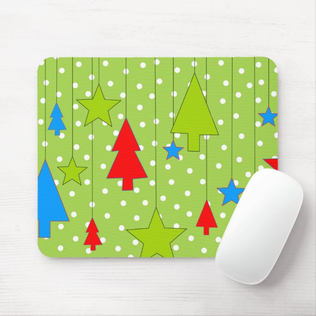 Weihnachtsbaum drucken mousepad (Mit Mouse)