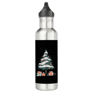 Weihnachtsbaum  edelstahlflasche