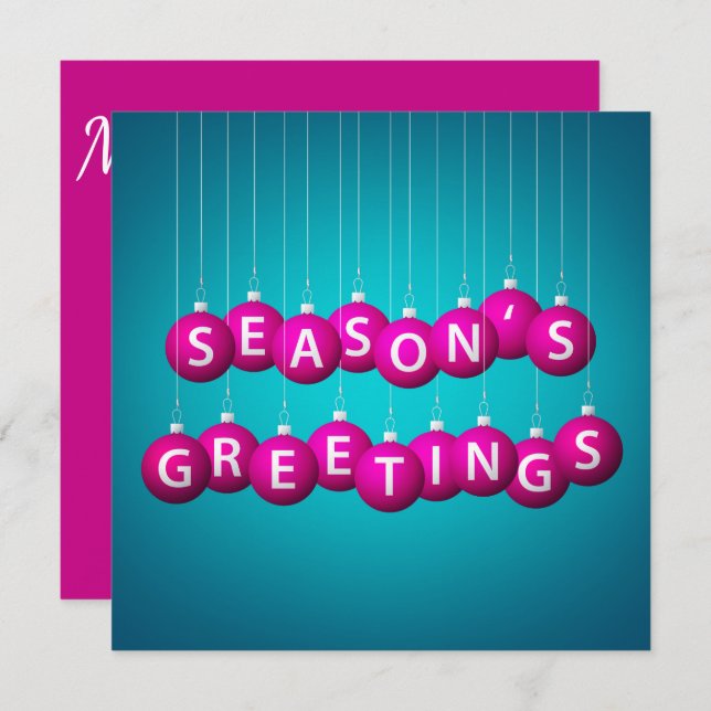 Weihnachtsbaum Einladung (Vorne/Hinten)