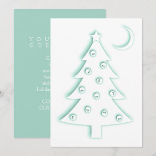 Weihnachtsbaum Einladung