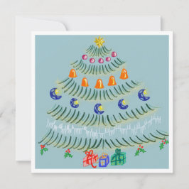 Weihnachtsbaum Einladung