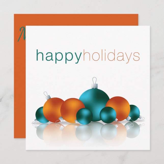 Weihnachtsbaum Einladung (Vorne/Hinten)