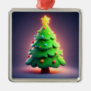 🎁 Weihnachtsbaum Elegantes Erinnerungsstück Gesch Ornament Aus Metall