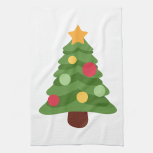 weihnachtsbaum-emojis handtuch