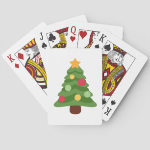 Weihnachtsbaum Emojis Spielkarten