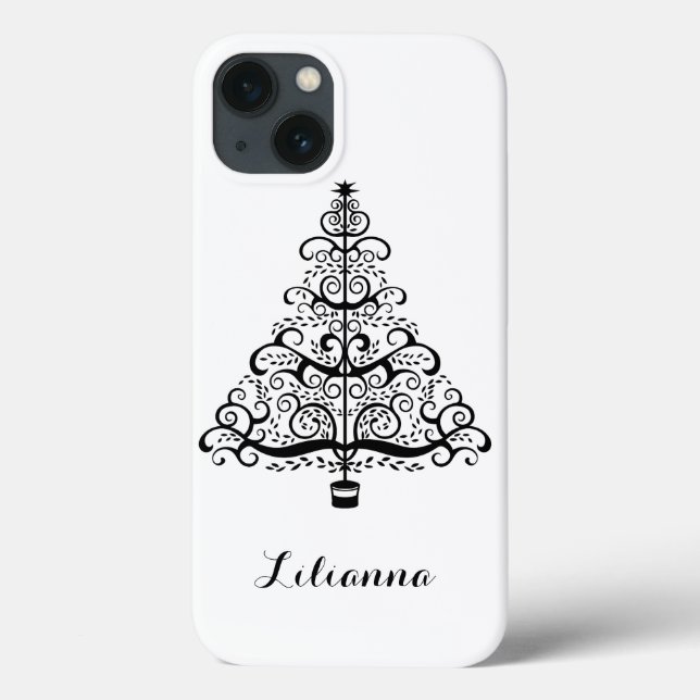 Weihnachtsbaum Entdeckungsreise zur Viktorianische Case-Mate iPhone Hülle (Rückseite)