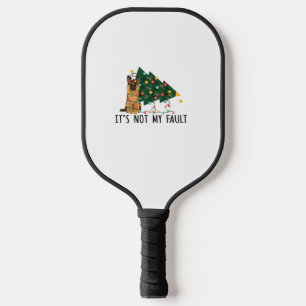 Weihnachtsbaum Es ist nicht mein Fault German Shep Pickleball Schläger